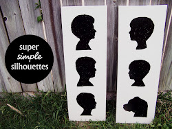 silhouettes easy painted