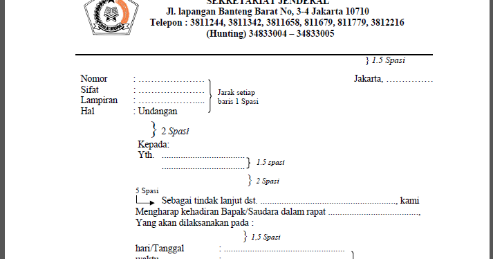 Surat Pengumuman Resmi Dan Tidak Resmi - Next Contoh
