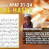 PERKONGSIAN AMALAN KHUSUS SURAH AL-HASYR, AYAT 21-24 DRP TUAN GURU DR HJ JAHID HJ SIDEK