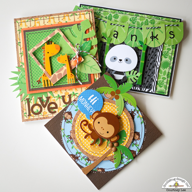 Doodlebug Design Inc Blog At The Zoo Collection Cards by