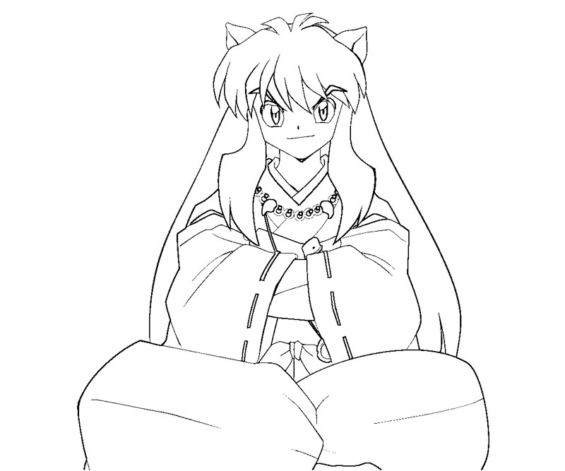 Download 1000+ images about inuyasha coloring pages on Pinterest