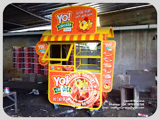 produksi gerobak fried chicken yo chicken yogya dept store