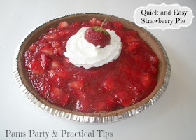 easy strawberry pie, quick desserts