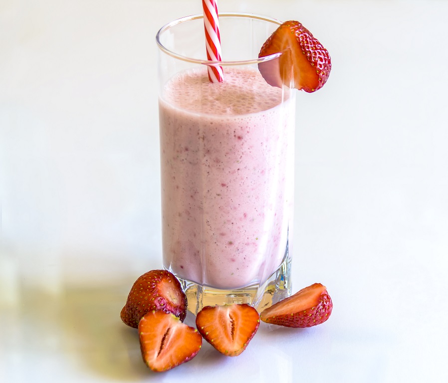 Vitamina de Morango - Menu Criativo - Receitas