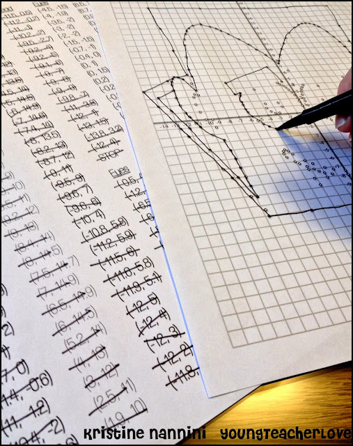 Halloween Coordinate Graph Mystery Pictures by Kristine Nannini