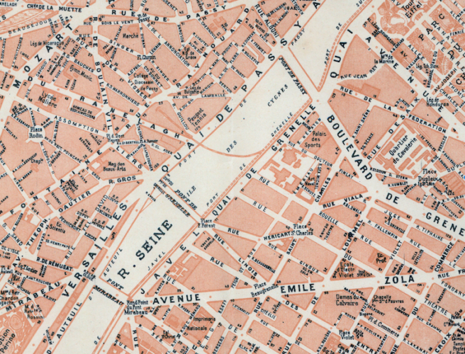 Left Bank Paris France Map United States Map