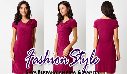 Model Midi Dress Yukimura Dress Raspberry by Vesperine Harga Mini Dan Midi Dress Wanita Terbaru 2015