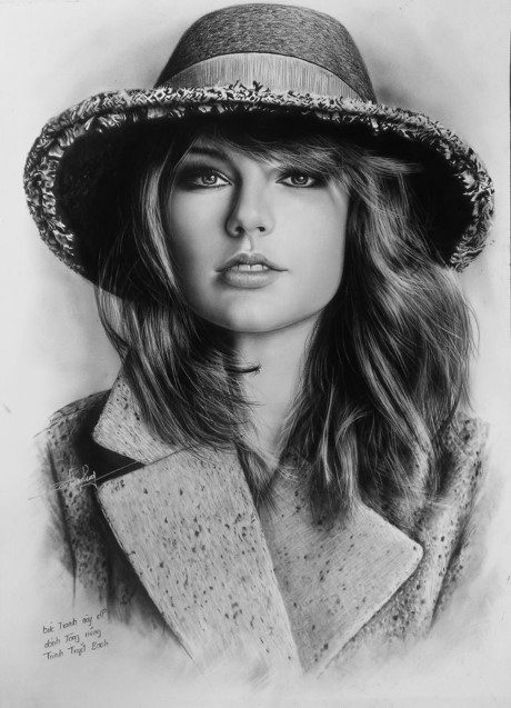 Chang trai Gia Lai ve tranh chan dung song dong nhu that - Anh 6