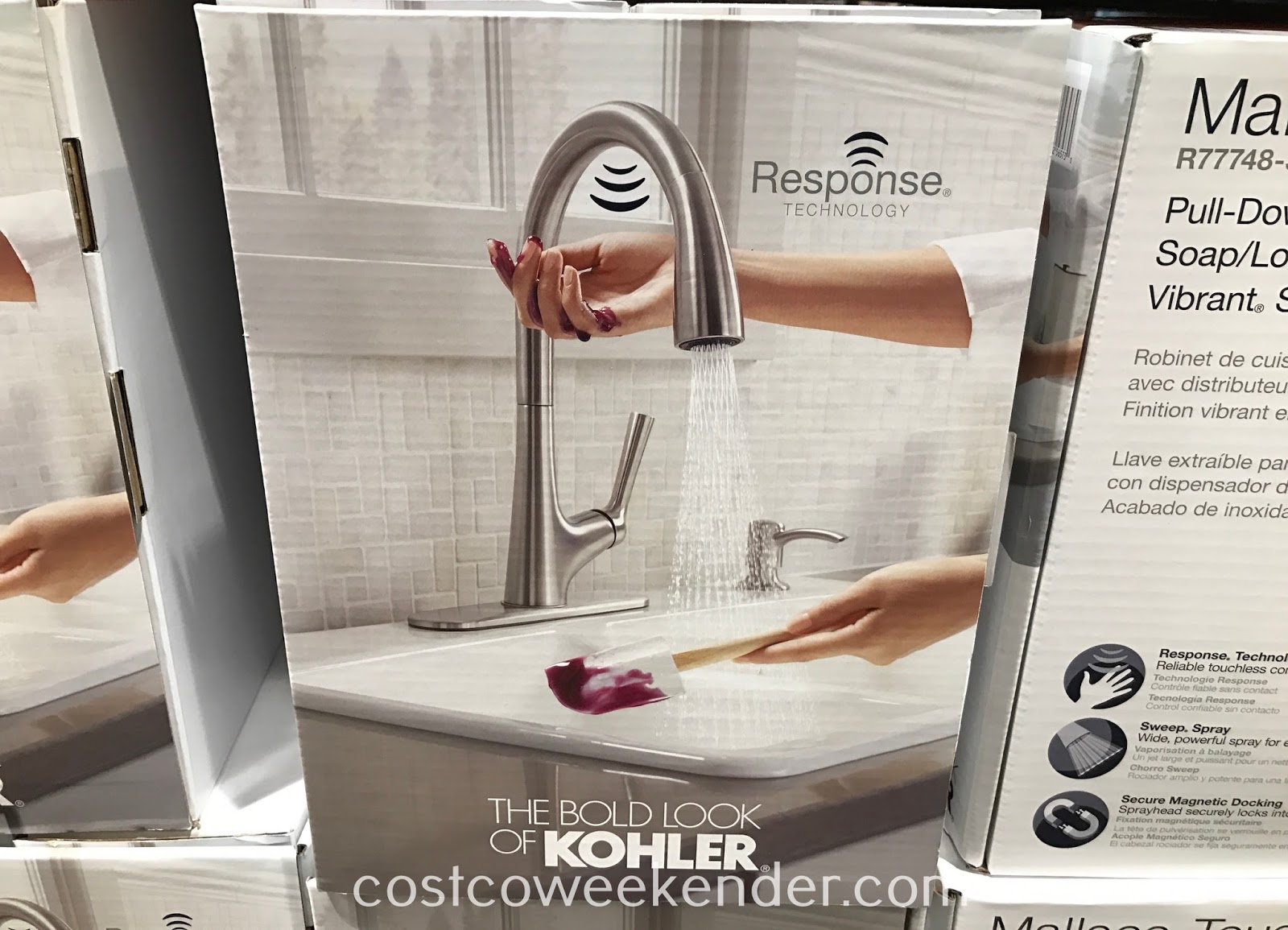 Kohler Malleco Touchless Pull Down Kitchen Faucet Costco Weekender