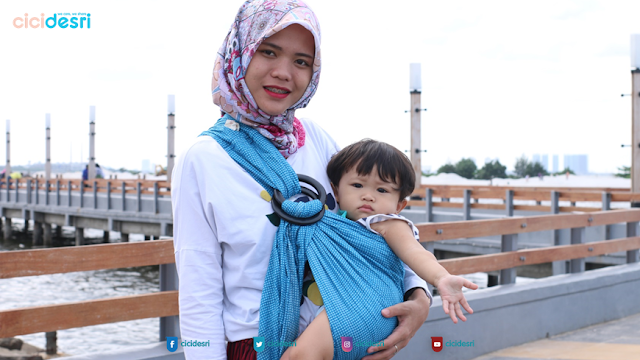 gendongan bayi, gendongan balita, babywearing, baby sling, baby ring sling