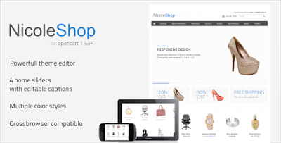 Nicole Shop - Online Store Responsive Blogger Template