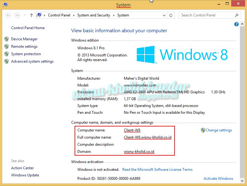 Join Domain Windows Server 2012 R2 Jangan Baca Sampe Bawah