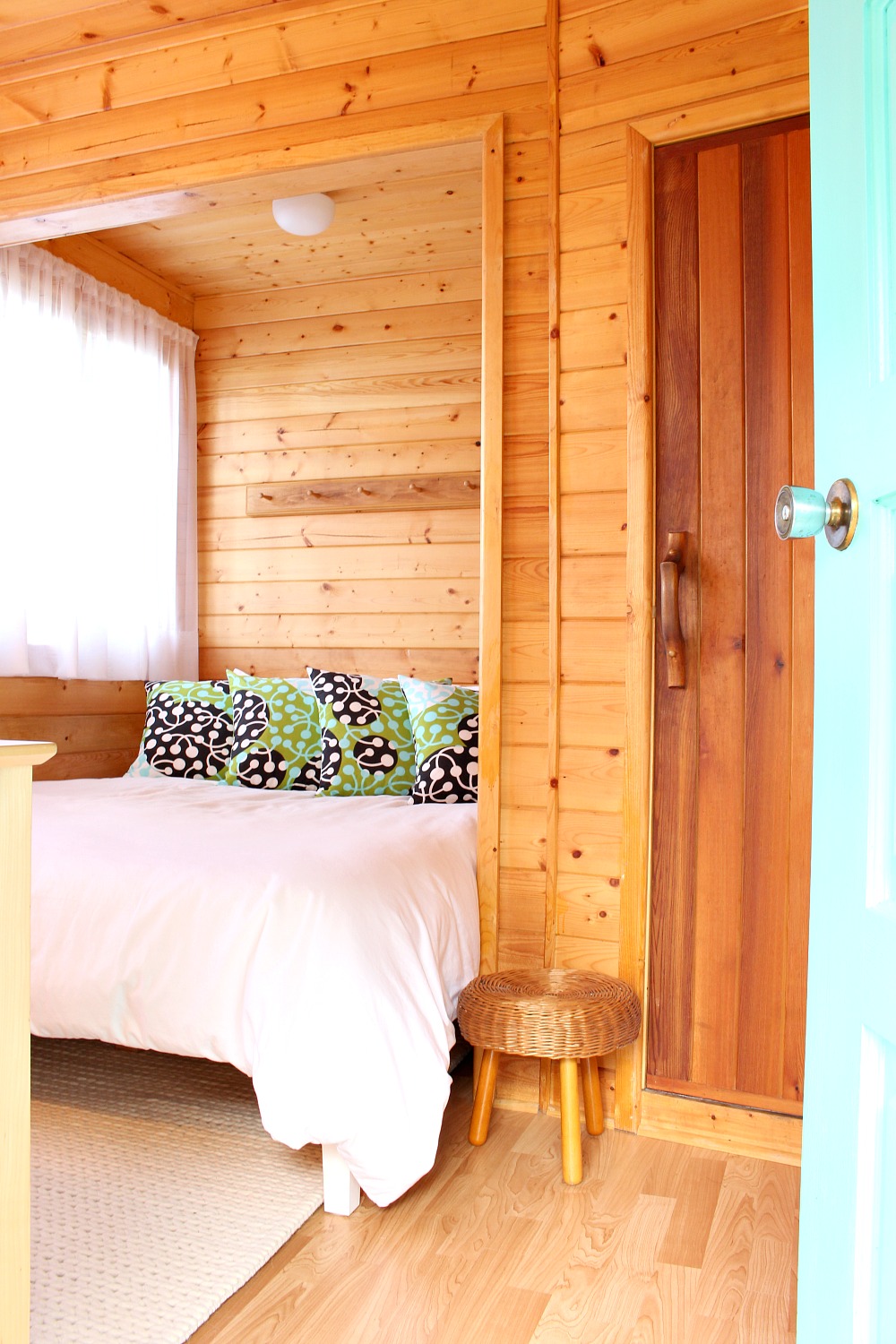 Scandinavian Inspired Bunkie Guesthouse Makeover