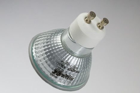 Галогенная лампочка с цоколем GU10