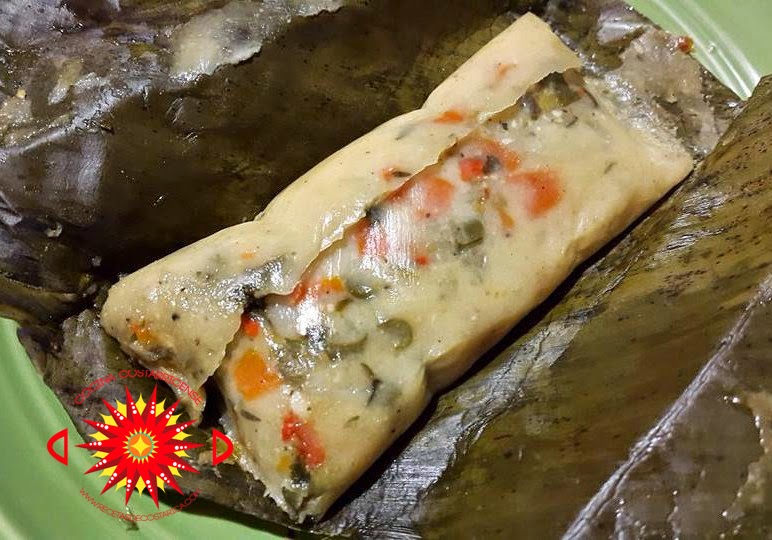 Cocina Costarricense: tamales de verduritas