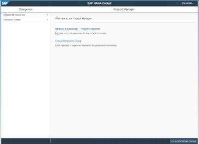 SAP HANA Cockpit 2.0, SAP BW/4HANA, SAP HANA Database Monitoring