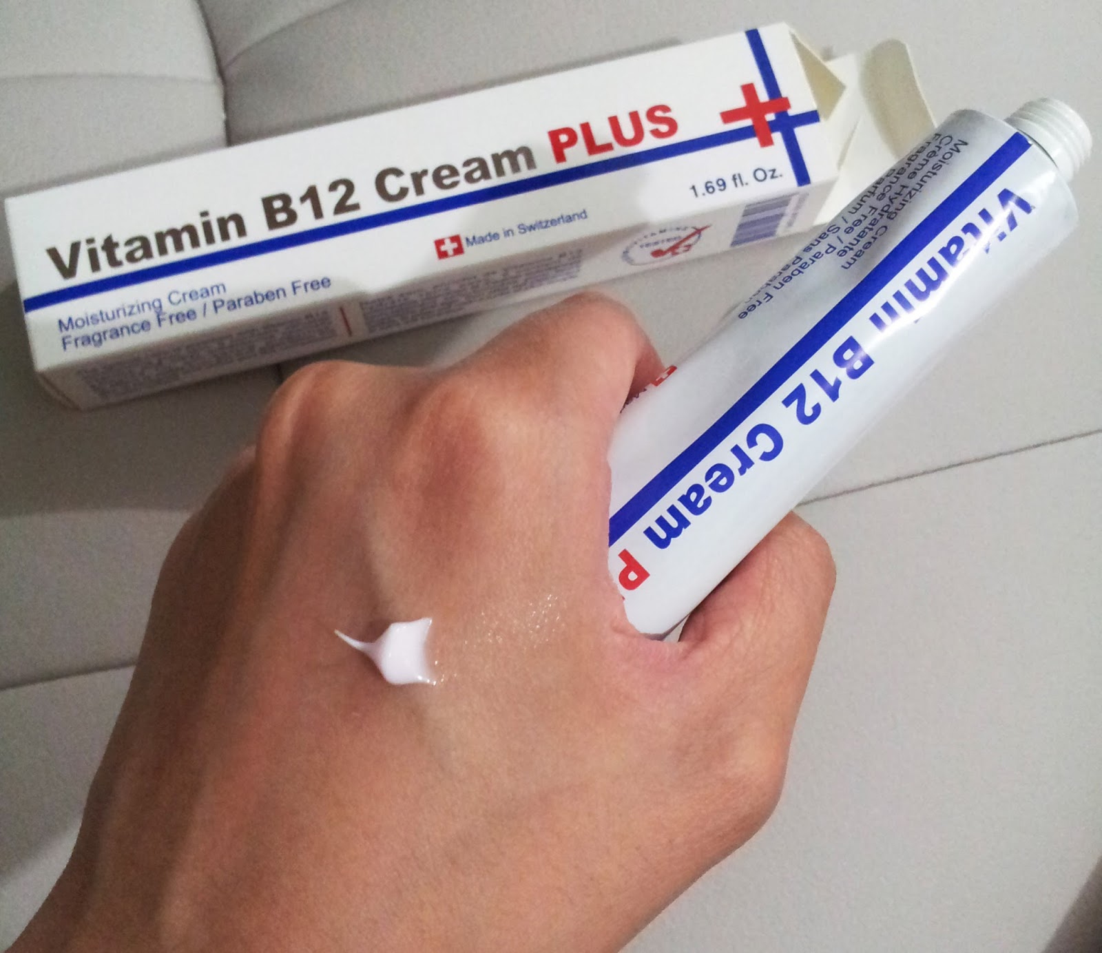 Y.O.K.Odesign 設計, 化妝扮靚 blog Switzerland Vitamin B12 cream Plus 瑞士維他命B12深層加倍保濕面霜