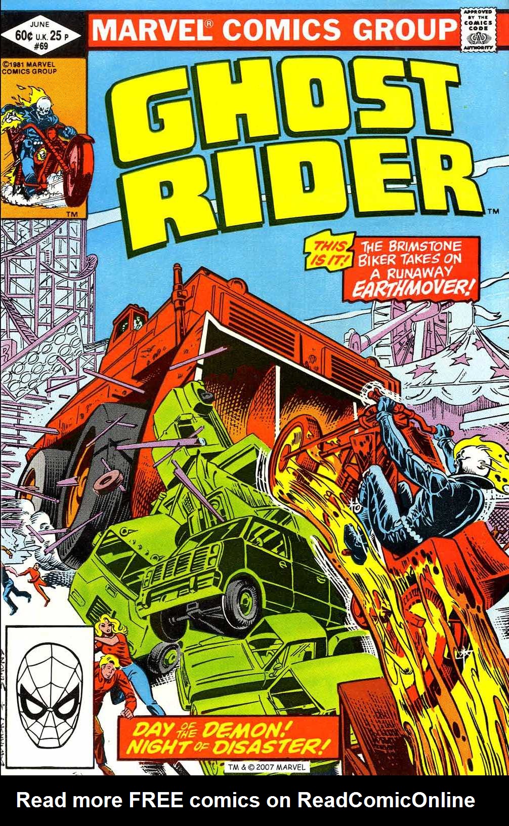 Read online Ghost Rider (1973) comic -  Issue #69 - 1