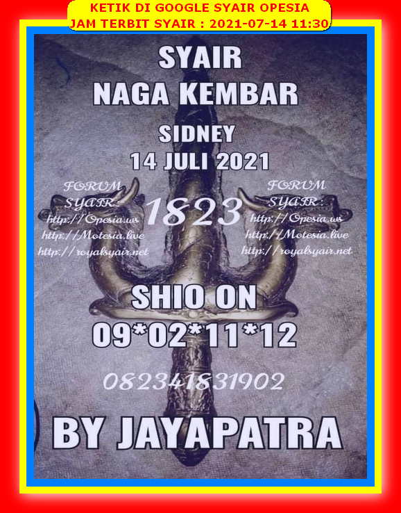 Syair Sdy Hari Ini Rabu 14 Juli 2021 Opesia Official Syair Sdy Hari Ini Rabu 14 Juli 2021 Opesia Official