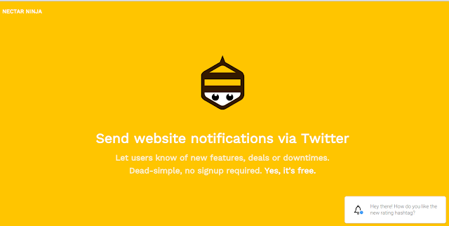 Nectar Ninja لارسال اشعارات الى زوار موقعك 