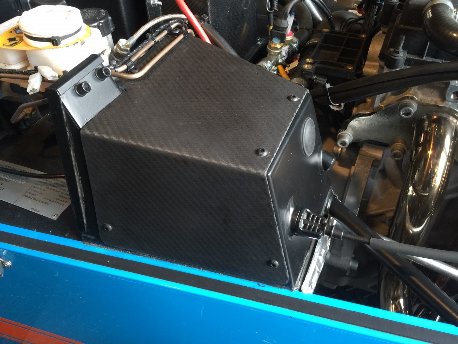 2019 Caterham 270R Racing Blog Bespoke Carbon Parts 12v Socket