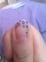 nails creative kerry glittery adding coat before