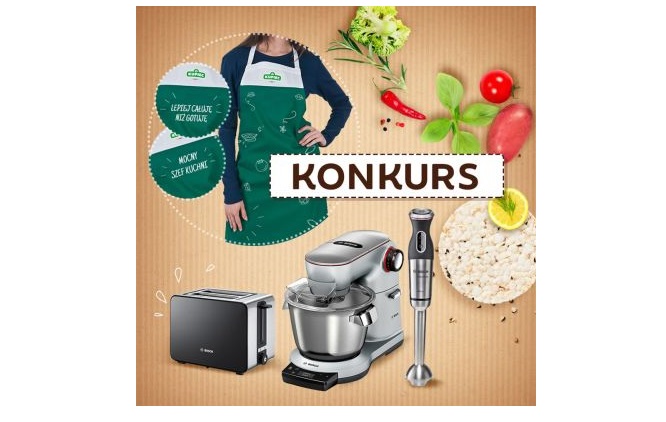 Wygraj wyposażenie kuchni w komplet małego AGD firmy BOSCH Konkurs