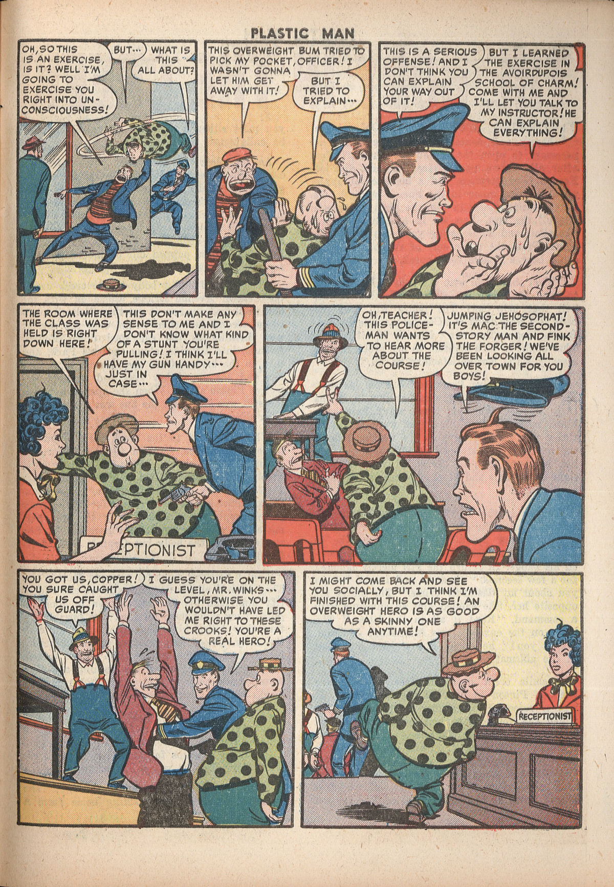 Read online Plastic Man (1943) comic -  Issue #29 - 39