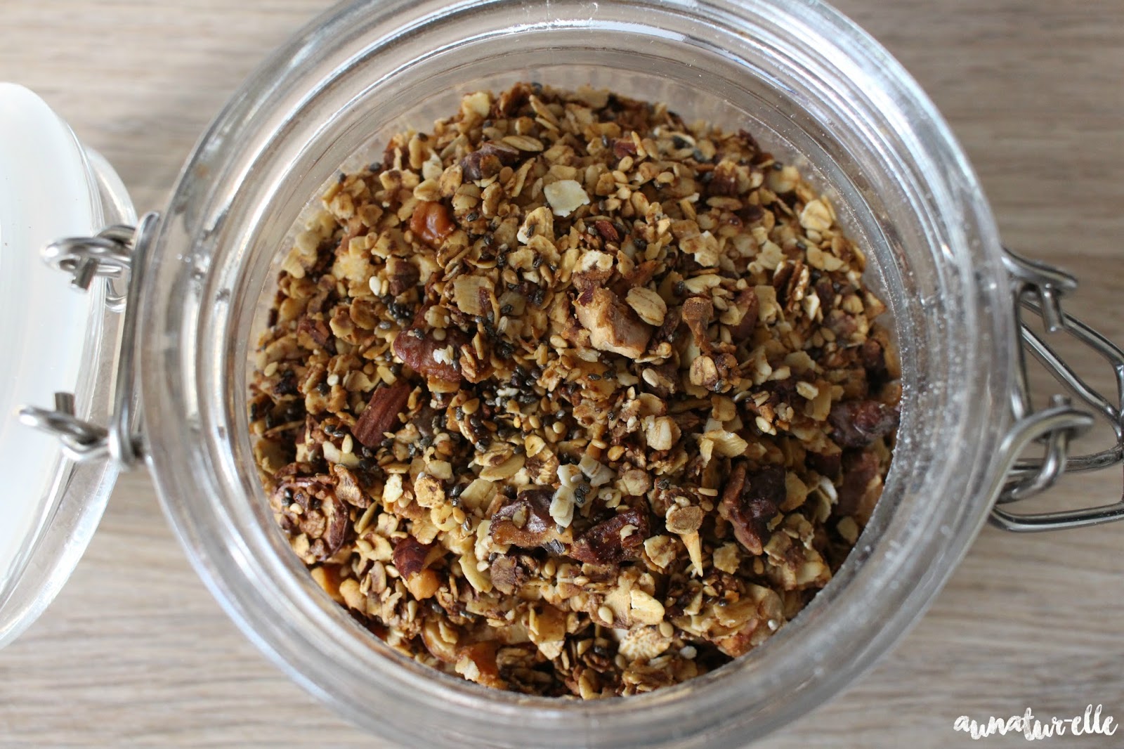 Recette mon granola healthy fait maison Aunaturelle