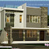 Contemporary flat roof villa plan in 2650 square feet