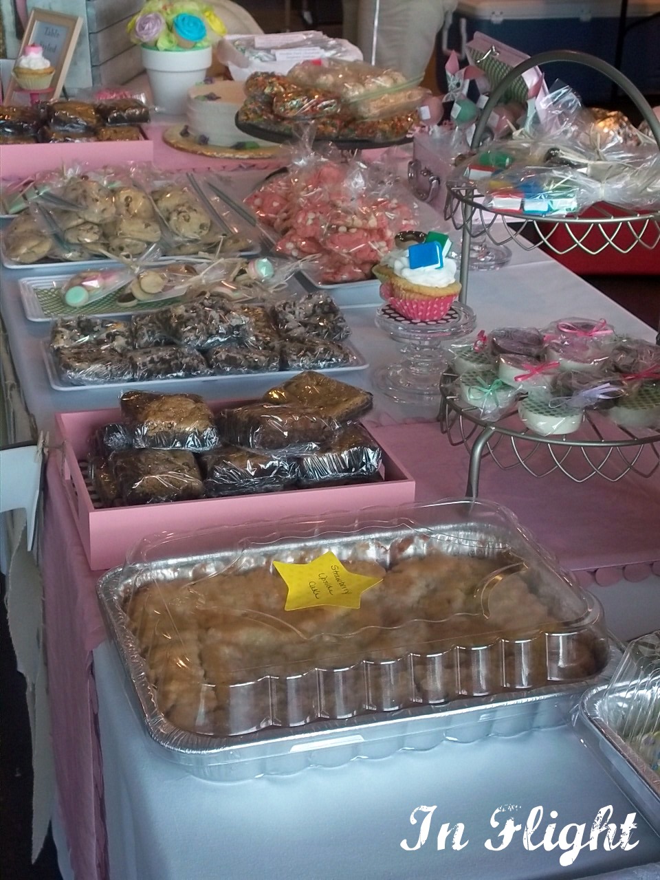 in flight party ideas table styling for the great cake bake sale images