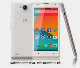 Spesifikasi dan Harga Terbaru ZTE G Lux Dengan Android KitKat