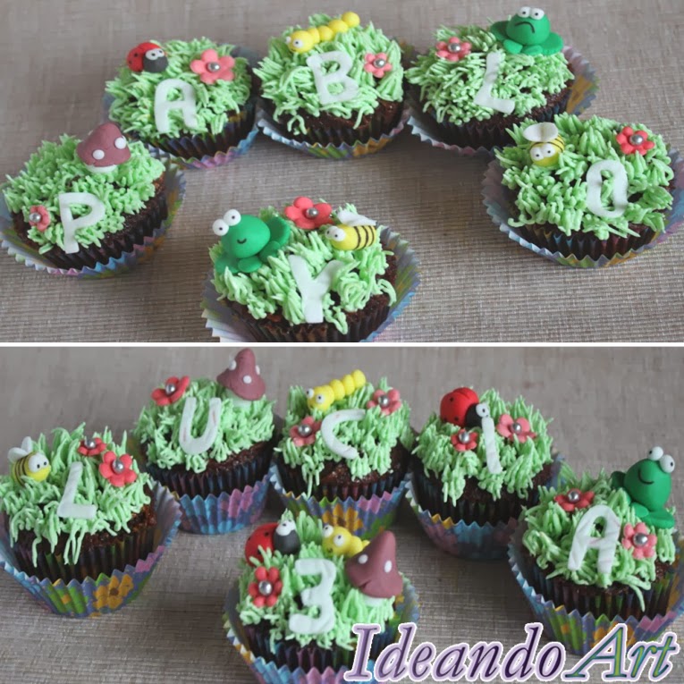 http://ideandoart.blogspot.com.es/2013/05/cupcakes-con-bichejos-para-dos-bichitos.html
