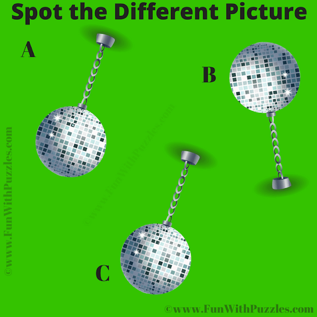 Spot the Different Ball: Fun Picture Riddle for Teens
