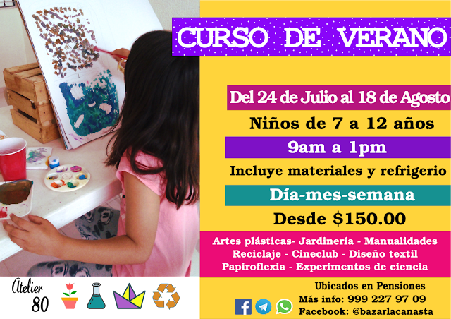 Escuela de verano para niños 2020 en Mérida, Yucatán