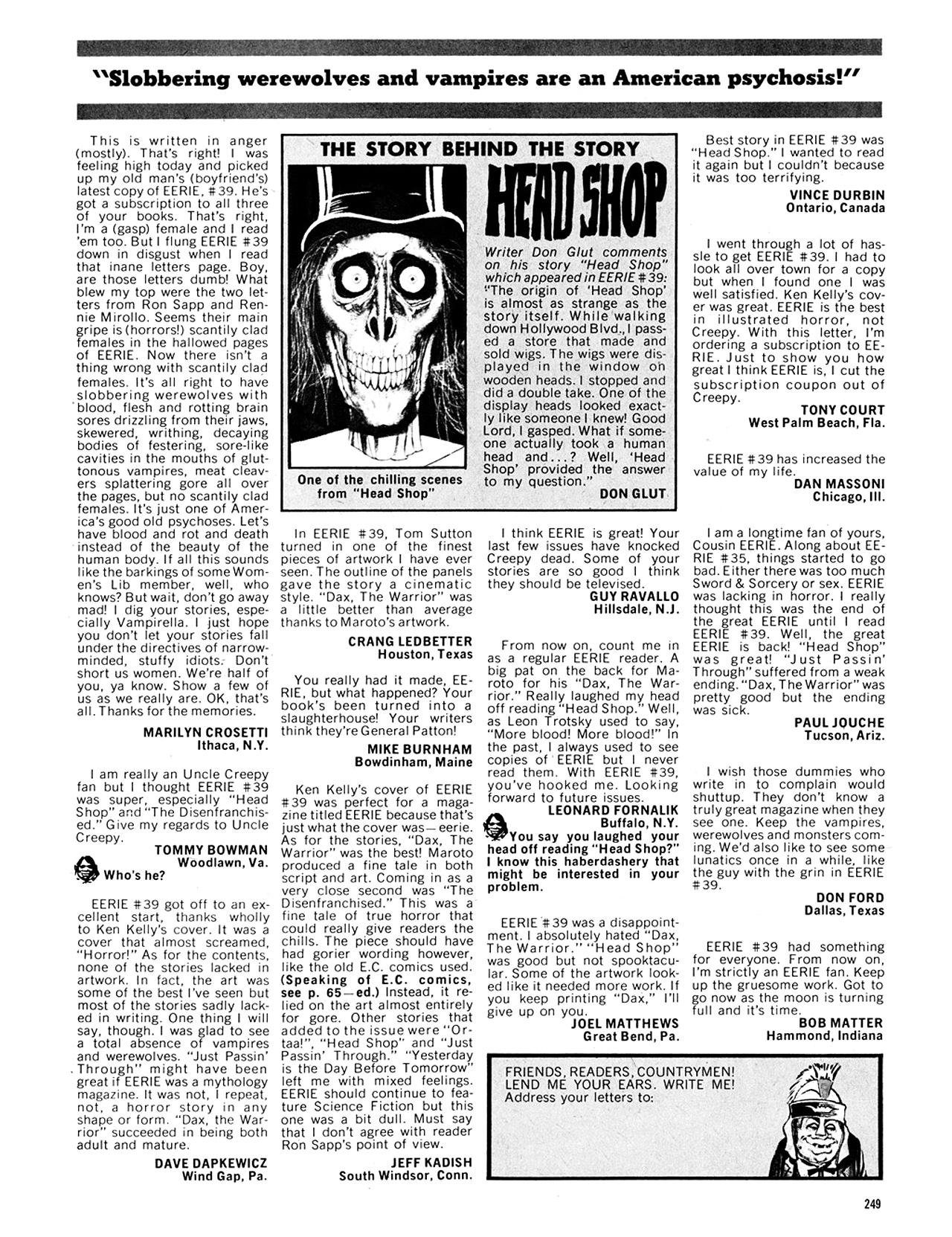 Read online Eerie Archives comic -  Issue # TPB 8 - 250