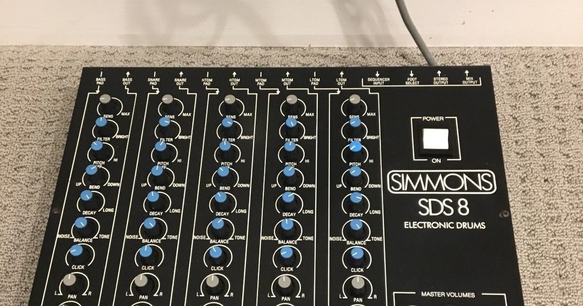MATRIXSYNTH Simmons SDS 8 Drum Synthesizer Module SN 82447