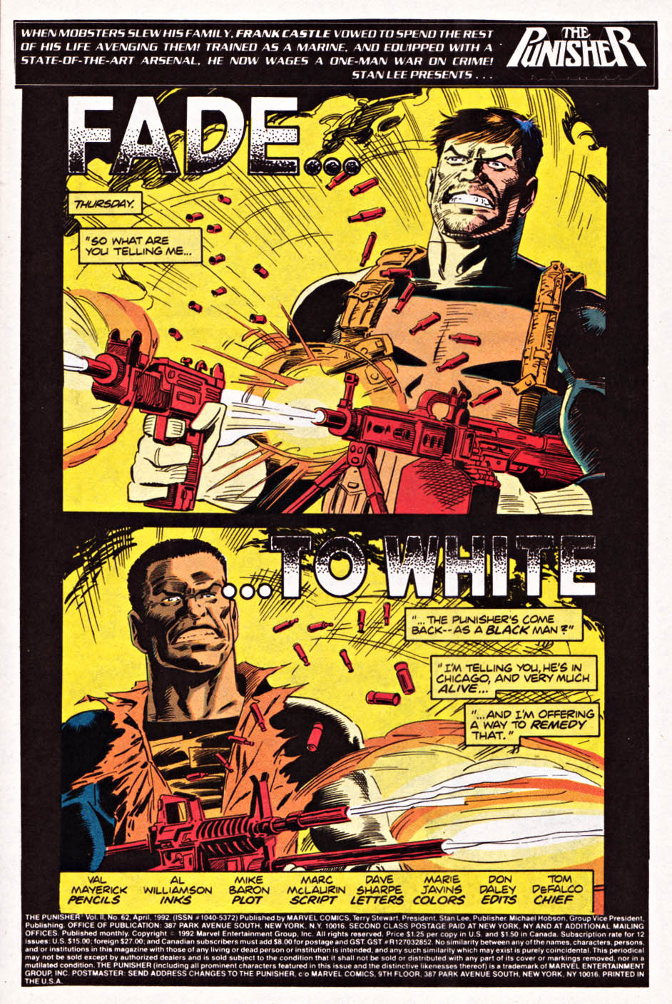 Read online The Punisher (1987) comic -  Issue #62 - Fade... to white - 2