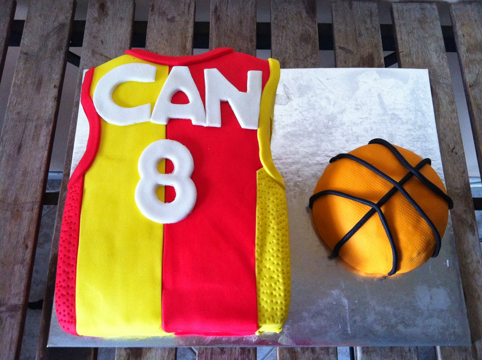 SPATULA Demet�in Spatulasi… Basketbol temalı GS pasta
