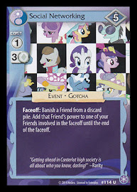 My Little Pony Social Networking The Crystal Games CCG Card