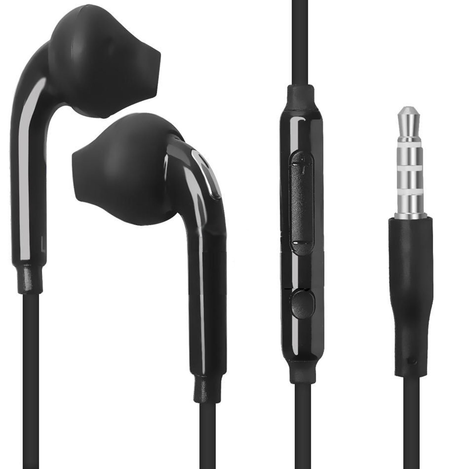 New Genuine Samsung Headphones Earphones Handsfree Galaxy S6 Edge Note4 S5 BLACK eBay