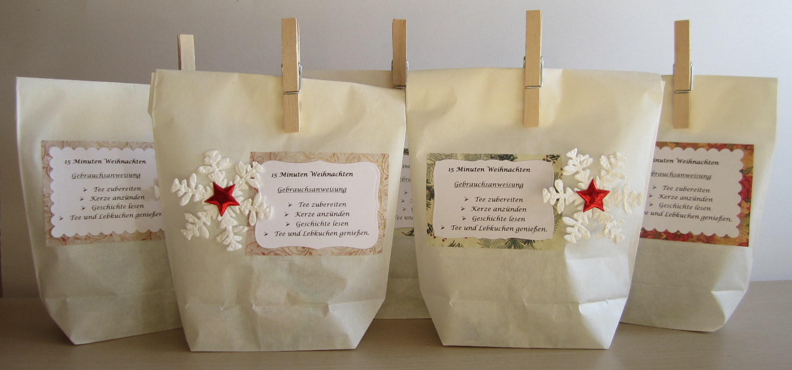 Diamantin´s Hobbywelt: 15 Minuten Weihnachten in der Tüte
