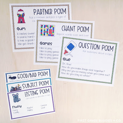 Poetry Writing in the Primary Grades | First Grade Buddies