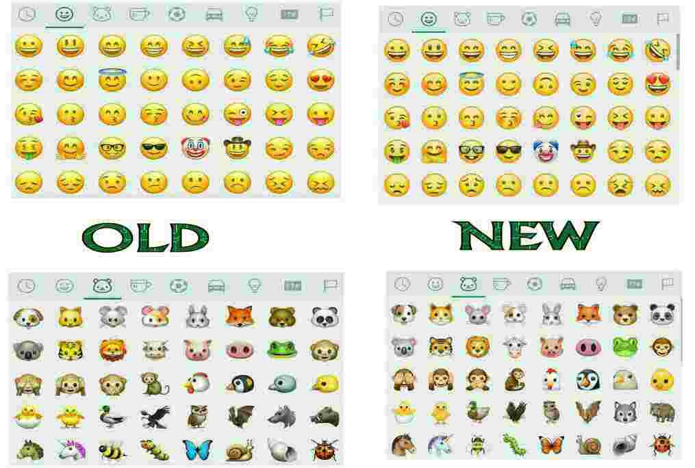 Whatsapp Introduced New Set Of Emojis In Latest Whatsapp v2.17.364