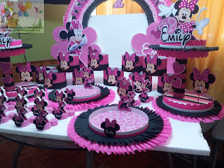billetera Valiente camión Mis puntadas preferidas: Decoración fiesta infantil de Mickey y Minnie Mouse