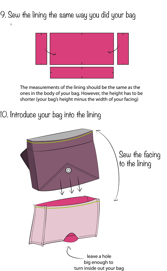 Dare to DIY in English: DIY tutorial: How to make an envelope clutch