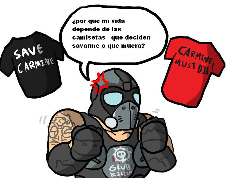 gears of wars Votos para savar a carmain save carmine carmine must die