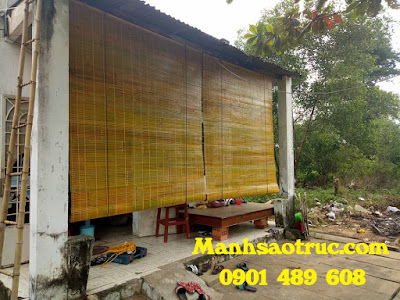 mành sáo trúc che nắng