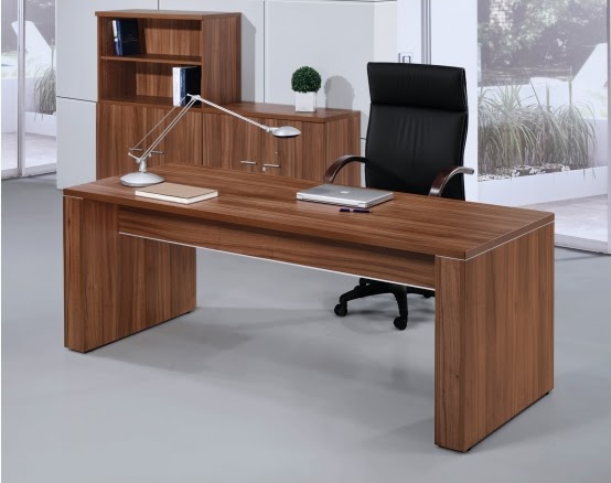 Escritorio-Pc de melamina madera diseños modernos