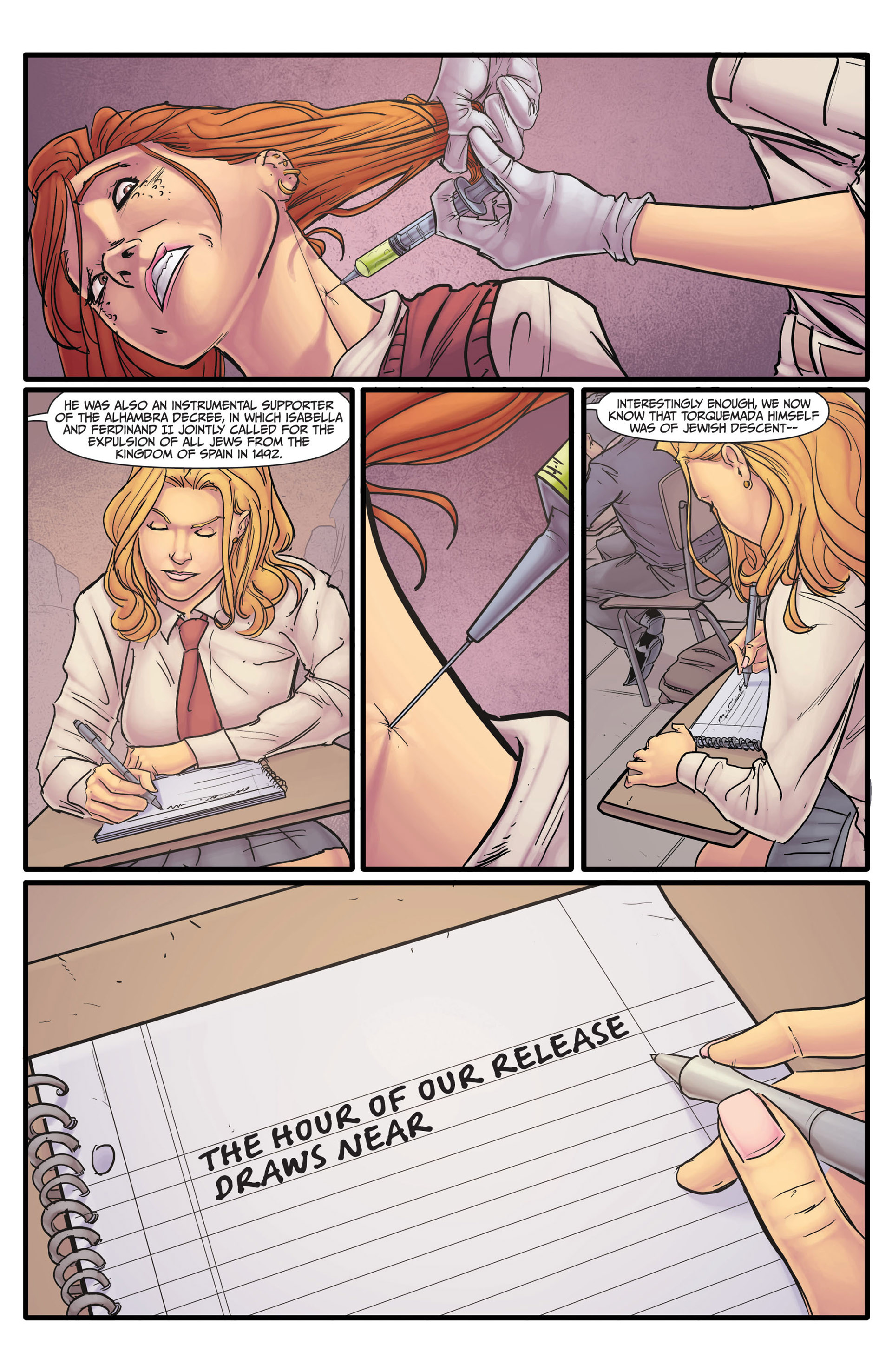 Read online Morning Glories comic -  Issue # _TPB 1 - 106